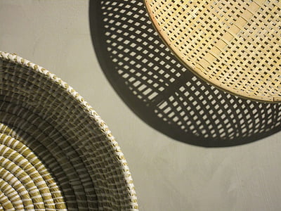 basket, braid basket, grey, shadows, natural, design, braid