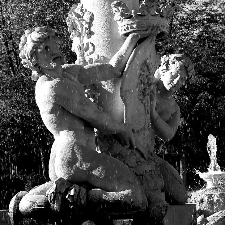 sculpture, Espagne, statue de, oeuvre d’art, jardin, sculpture sur pierre, Parc