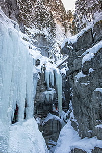 Allgäu, алпийски, breitachklamm, Oberstdorf, лед, icicle, замразени