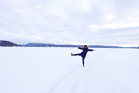 Zima, LED, zabava, Mraz, snijeg, hladno, finski