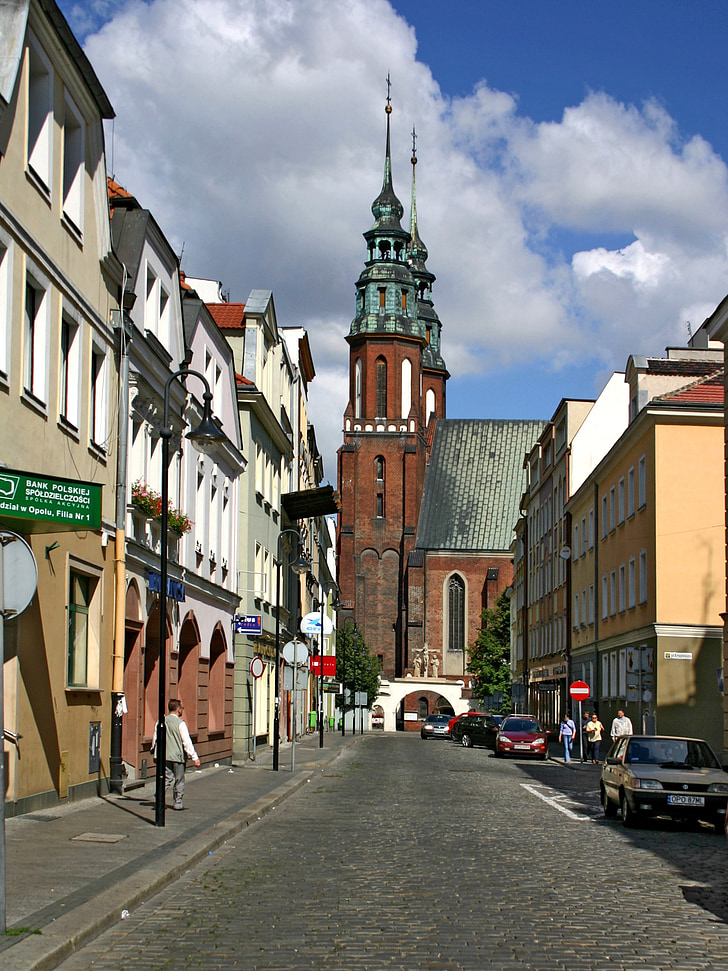 Opole, Szilézia, templom, katedrális templom