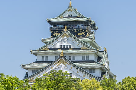 dvorac, Japan, japanski, reper, Azija, zgrada, Drevni