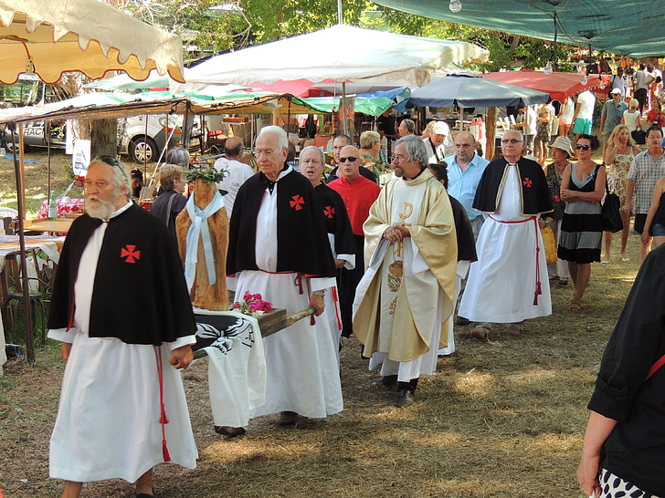 Penitents, procession, korsikansk