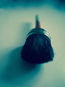 escova, pintor, corante, pincel, tinta, criatividade, azul