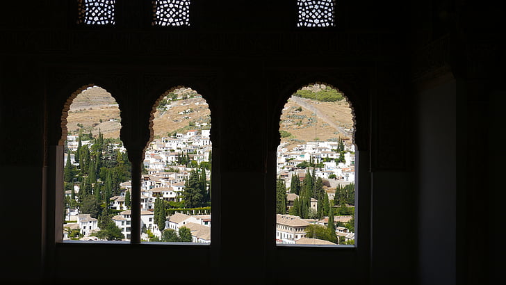granada, world heritage site, alhambra, islamic art