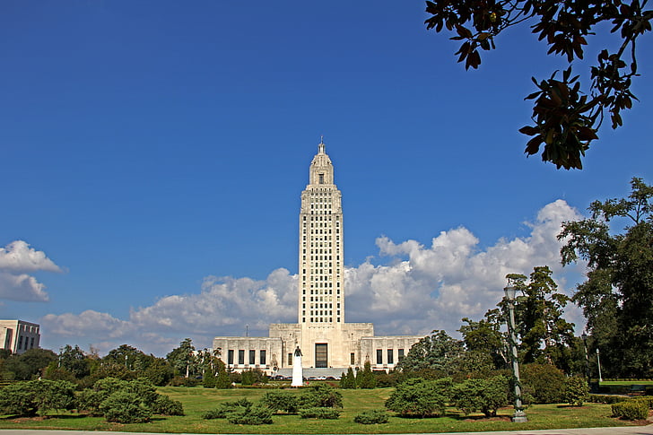 Glavni grad, zgrada, Louisiana, Baton rouge, Vlada, Huey long, razgledavanje