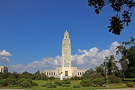 Capitol, budova, Louisiana, Baton rouge, vláda, Huey long, pamiatky