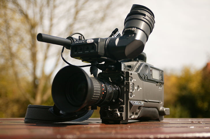 television camera, camera, broadcast, video