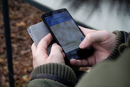 Android, App, suuntaan app, Google Mapsin, kartta, kartat, eloisa soittaa puhelimella