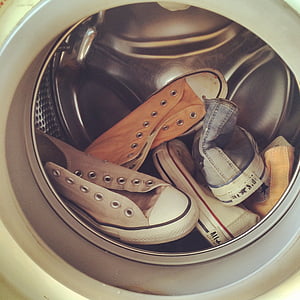 shoes, white, appliance, washing Machine, laundry, machinery, housework