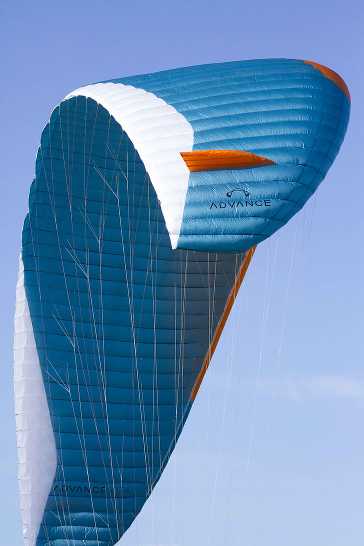 paragliding, kite, paraglider, flight, wing, sport, recreation