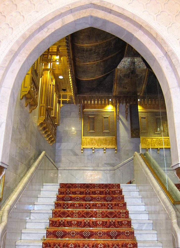 Égypte, mena house, escalier, à l’intérieur, intérieur, bâtiments, Palais