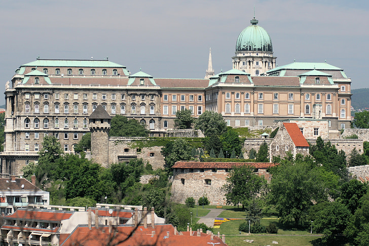Kungliga slottet, byggnad, Ungern, Budapest