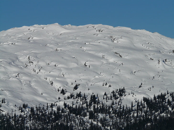 Gud feltet platå, høy, ifen, fjell, alpint, Kleinwalsertal, snø landskap