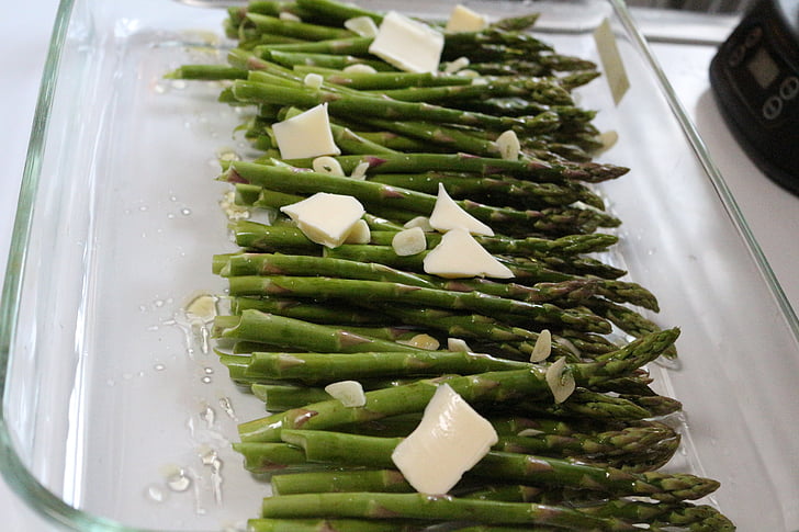 asparagus, green, vegetable, fresh, organic, vegetarian, seasonal