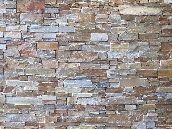 textura, pedra, paret, fons