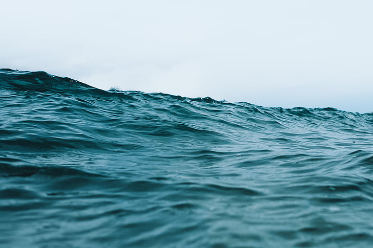 l'aigua, Mar, oceà, ona, bombolles, profund, natura