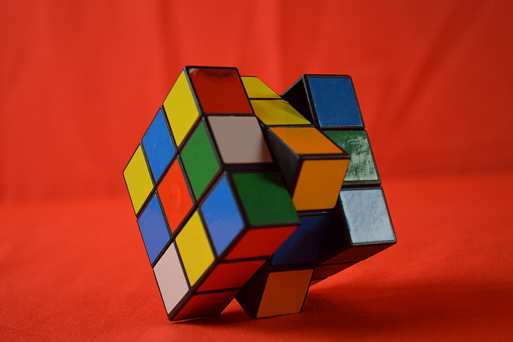 mainan, kubus, cerdik, Kubus Rubik