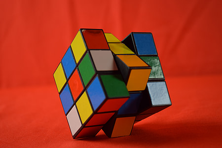 장난감, 큐브, 독창적인, 매직 큐브