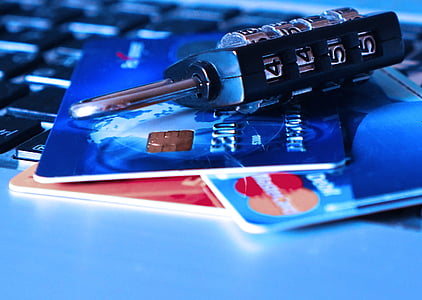 creditcard, bankkaart, diefstal, Charge kaart, hangslot, identiteit, dief