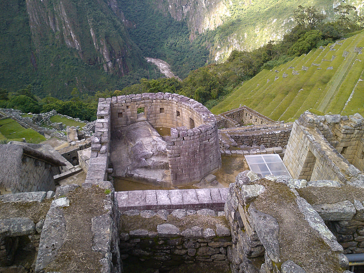 solens tempel, Peru, berömda place, arkitektur, Mountain, historia, Inca