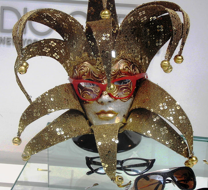 mask, deco, carnival, glasses, sunglasses, art, face