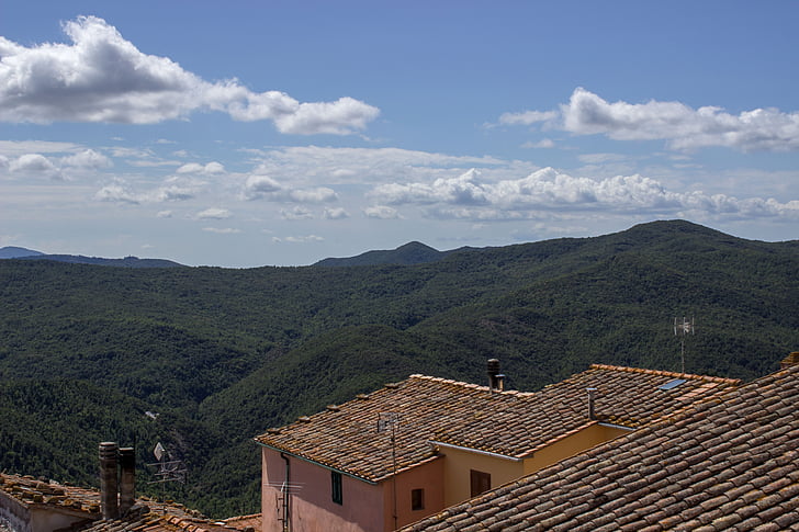 Tuscany, công viên thiên nhiên, bầu trời, ý, cảnh quan, đám mây, Thiên nhiên