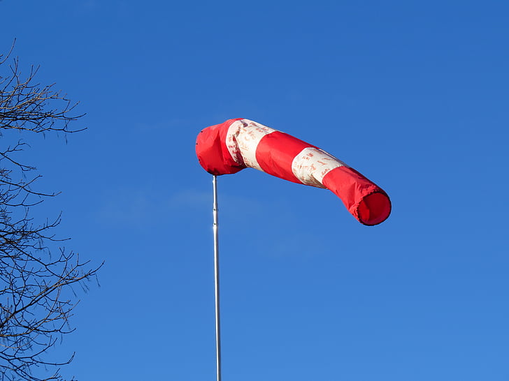 indicador de direção de vento, Air-bag, desde o vento, cata-vento, Aeródromo regional, anemômetro, sensor de direção do vento