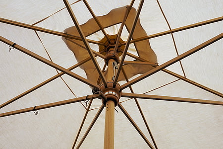 schermo, ombrello del mercato, parasole, protezione, sole, telaio, copertura