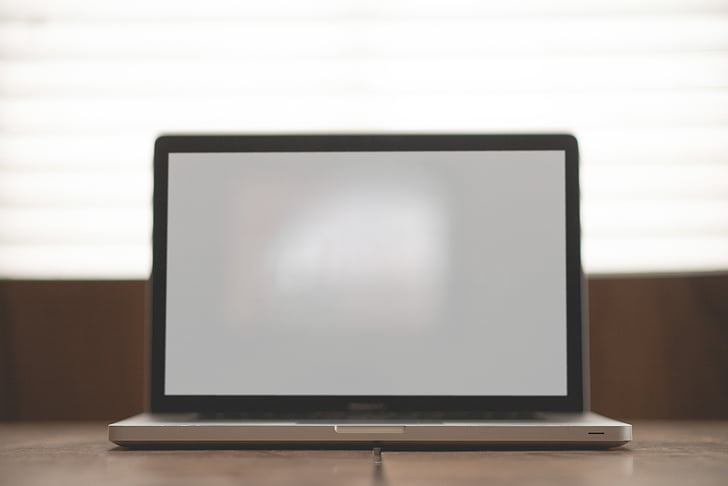ябълка, компютър, бюро, лаптоп, MacBook, макет, екран
