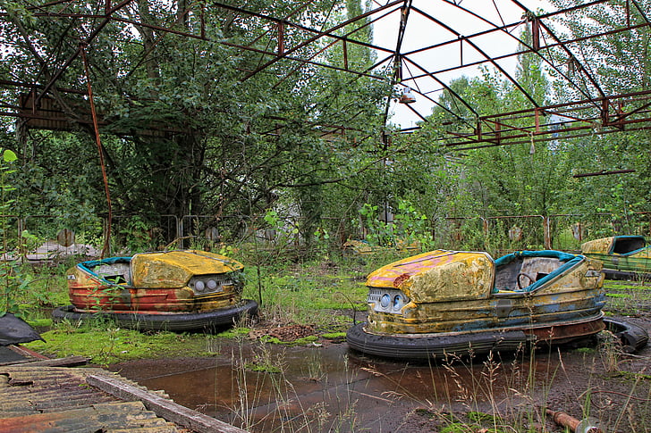 Pripyat, Ukraine, Tjernobyl, katastrofe, opgivet, nukleare, magt