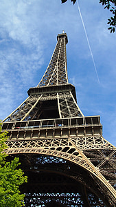 Parijs, Eiffeltoren, bezoekplaatsen, tentoonstelling van de eeuw, skyline