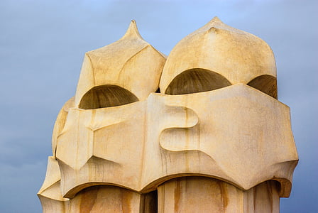 Gaudi, Casa mila, Mila, Architektúra, Barcelona, Catalonia, Catalunya