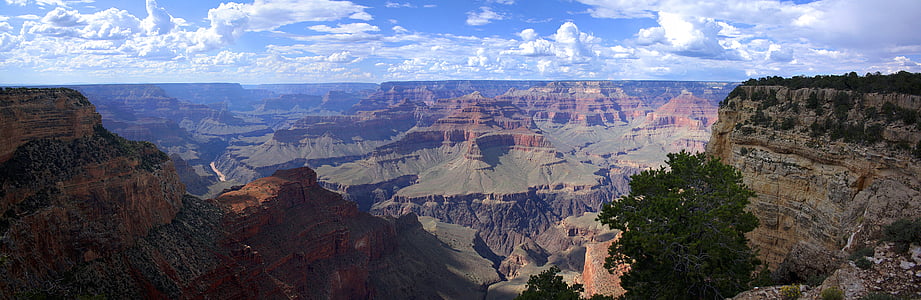 Grand canyon, USA, Canyon, landskap, resor, natursköna, dalen
