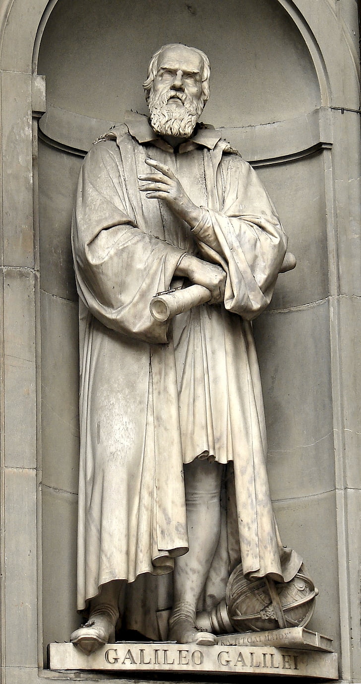Galileo galilei, Florencie, kresba, kostel, křesťanství, náboženství