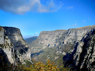 canyon, zagoroxoria, nature, greece, landscape, greek, mountain