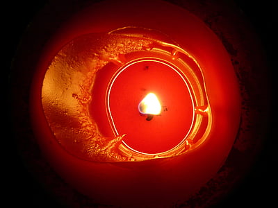 sviečka, svetlo sviečok, Romance, láska, nálada, červená, teplo