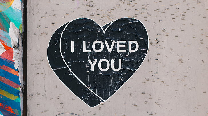 amor, imprimir, negro, corazón, Ilustración, Wall street, arte de la calle