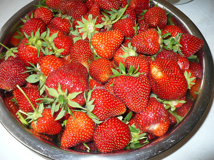summer, strawberry, red fruit