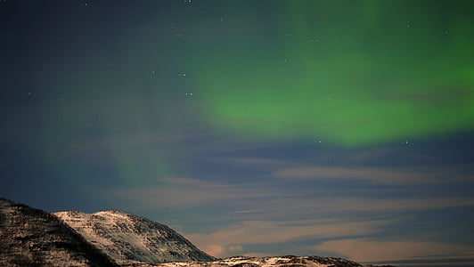 Kuzey ışıkları, Aurora, Aurora borealis, şaşırtıcı, güzel, Deniz, fiyort