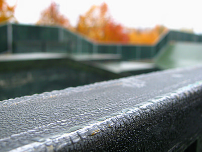 滑板板, 滑板公园, 滑冰, 设施, 秋天, 栏杆, 湿法