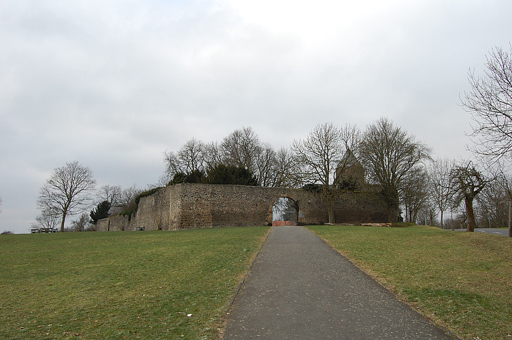 Monastère de, mur, Château, suite, paysage