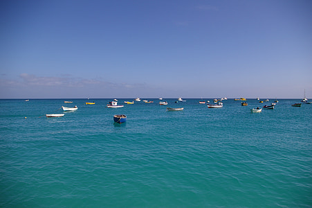 water, boats, mar, cape verde, sea, nautical Vessel, beach