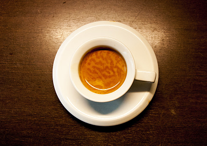 espresso, prestávka, káva, pohár, espressotasse, prestávka na kávu, Heiss