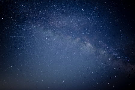 fotografia astronomica, stelle, nuvole, cielo, notte, costellazione, galassia