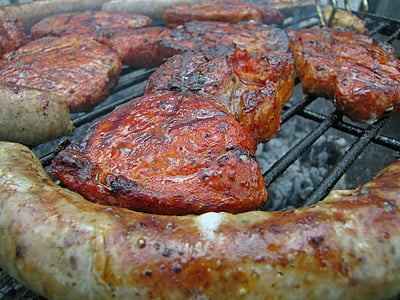 mėsos, Grilis, prekės ženklo, ant grotelių kepta mėsa, ant grotelių