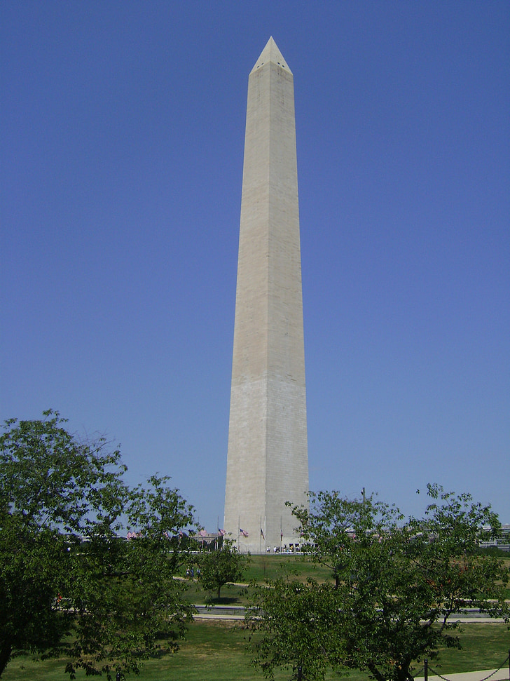 Washington monument, Obelisc, Washington dc, huvudstad, USA, historia, landmärke