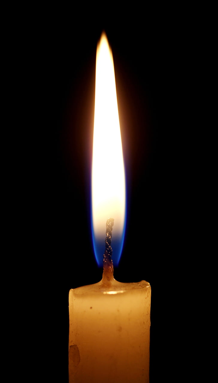 Kerze, Licht, Flamme, Brennen, Candle-Light, beleuchtet, Spiritualität