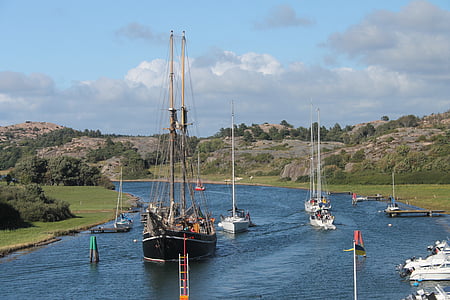 barca, estate, Vacanze, mezzo di trasporto marittimo, mare, barca a vela, Porto