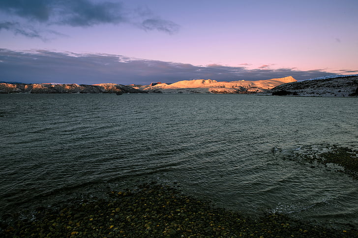 Islandia, Jezioro, dekoracje, Natura, morze, góry, krajobraz